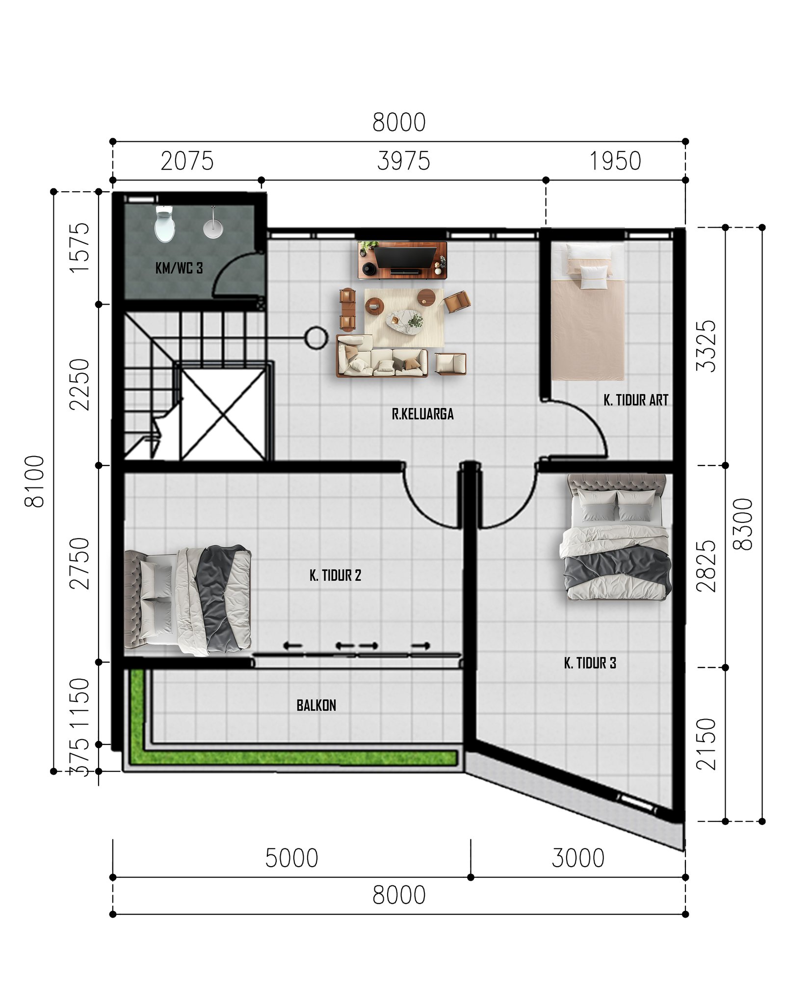 Rumah Industrial Dekat SKE Dijual, Siap Bangun! - Image 3