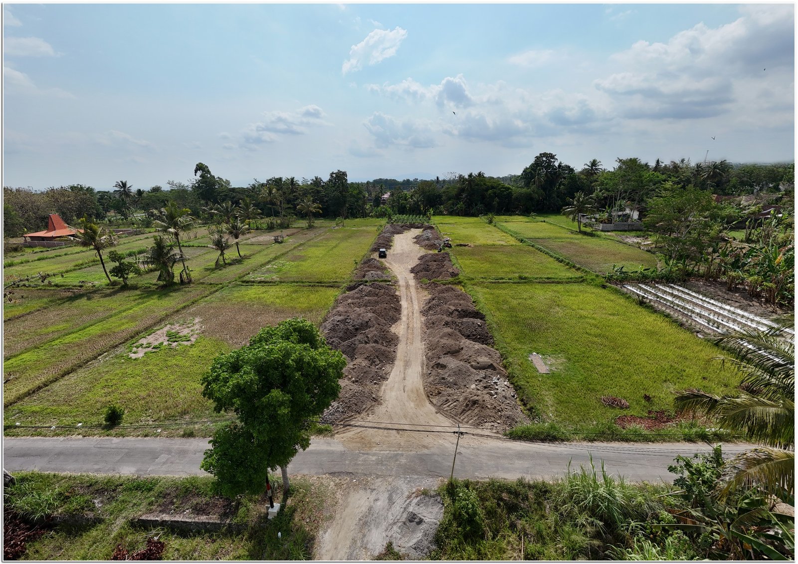 Tanah SHM di Ngaglik Sleman, view Merapi, dekat Kampus UII, cocok untuk Rumah Villa - Property details and images