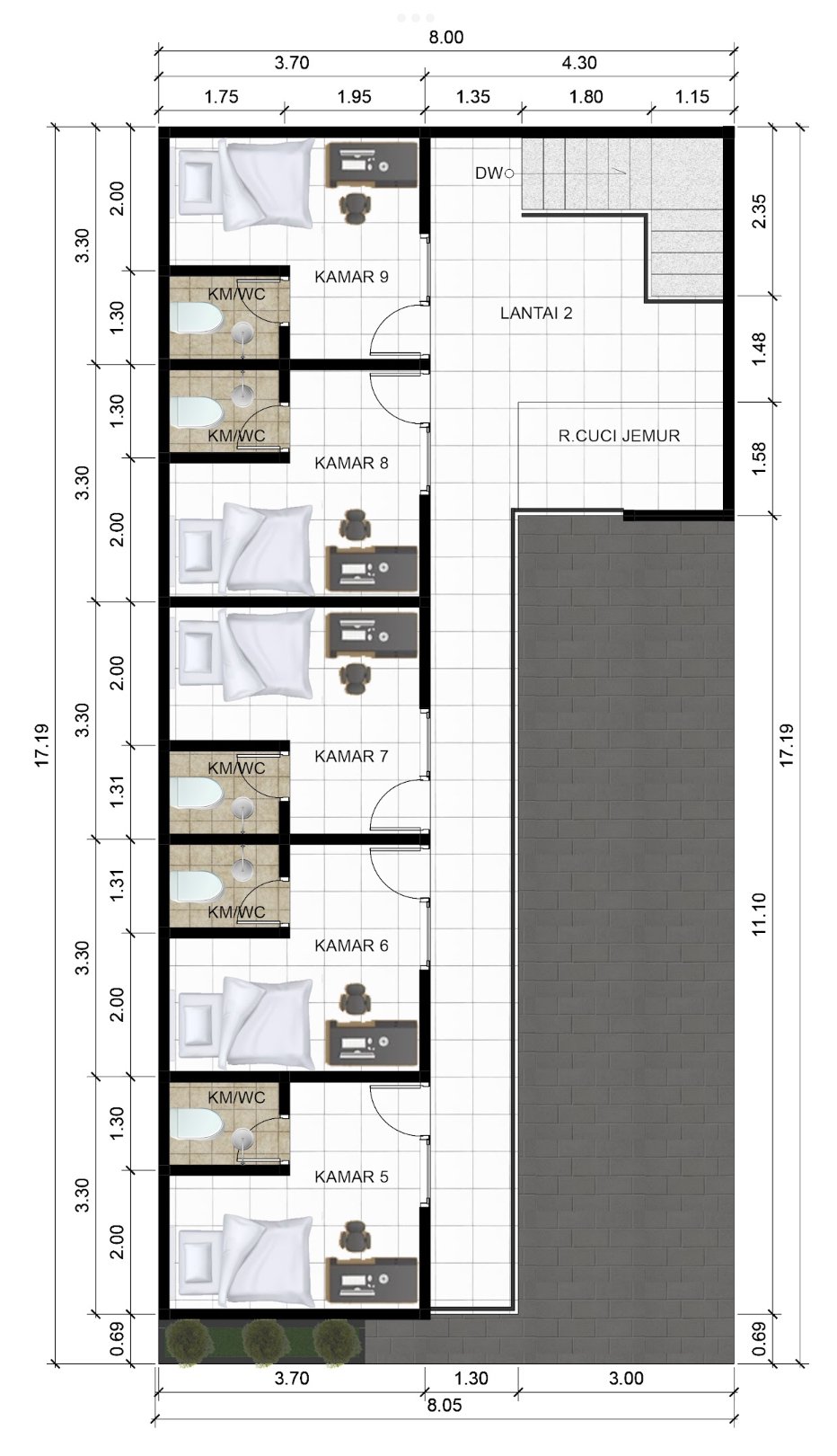 Siap Bangun! Kost Eksklusif 9 Kamar, 1 KM dari Kampus UNY - Image 5