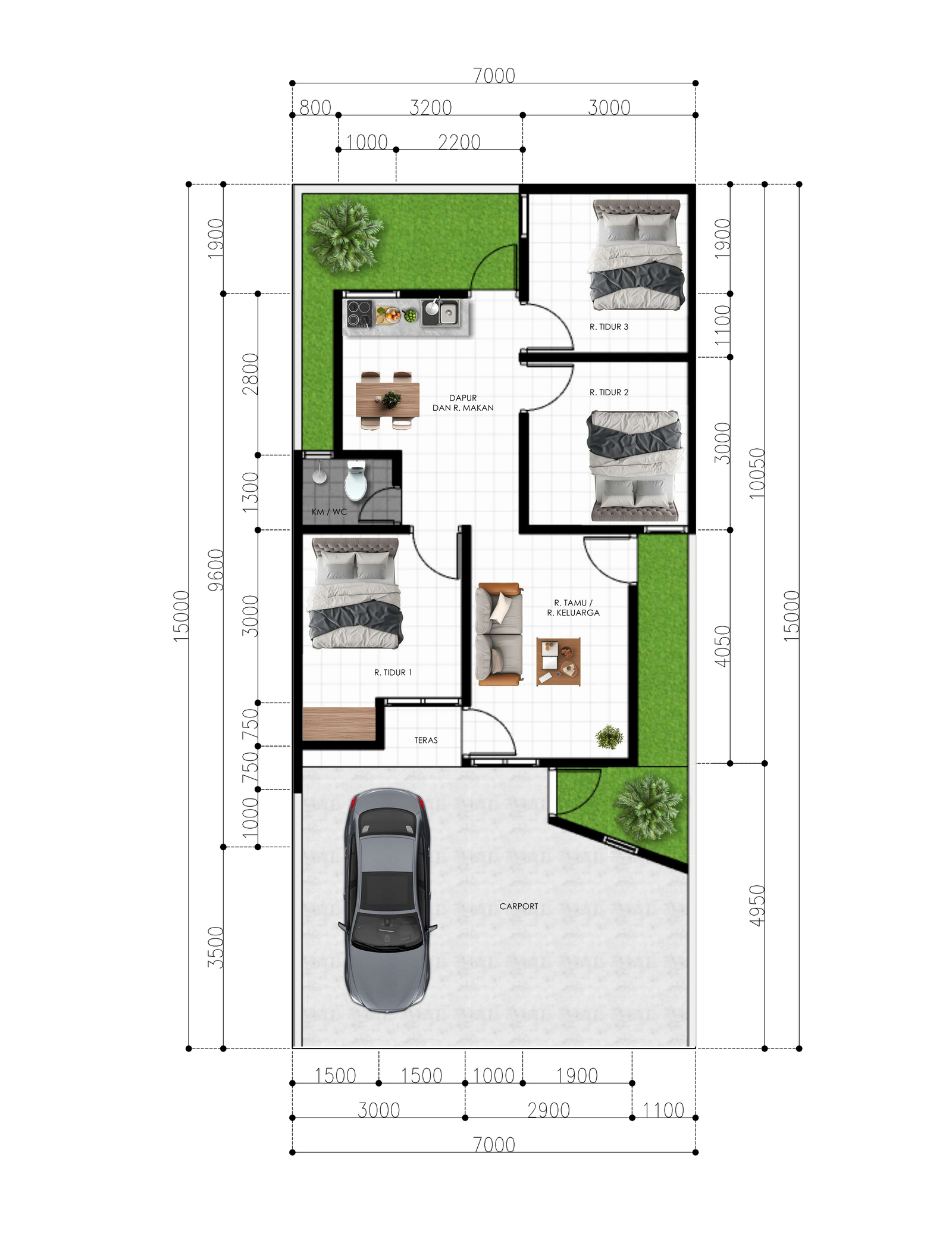 Jual Rumah Jogja Tipe 65 Dekat RSUD Sleman Bisa Angsur - Image 4