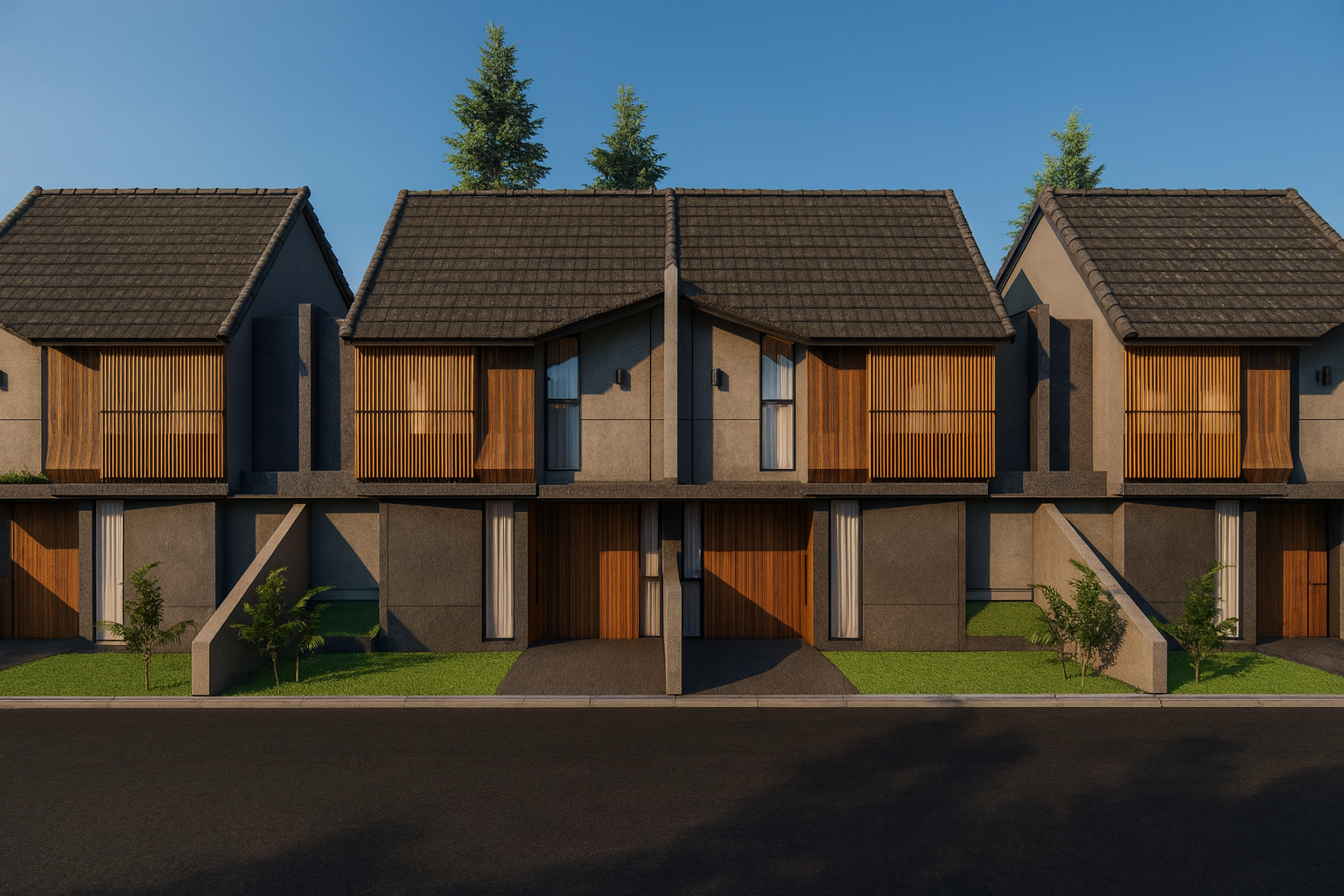 Rumah 2 Lantai Jogja Utara – Desain Tropis Modern - Property thumbnail
