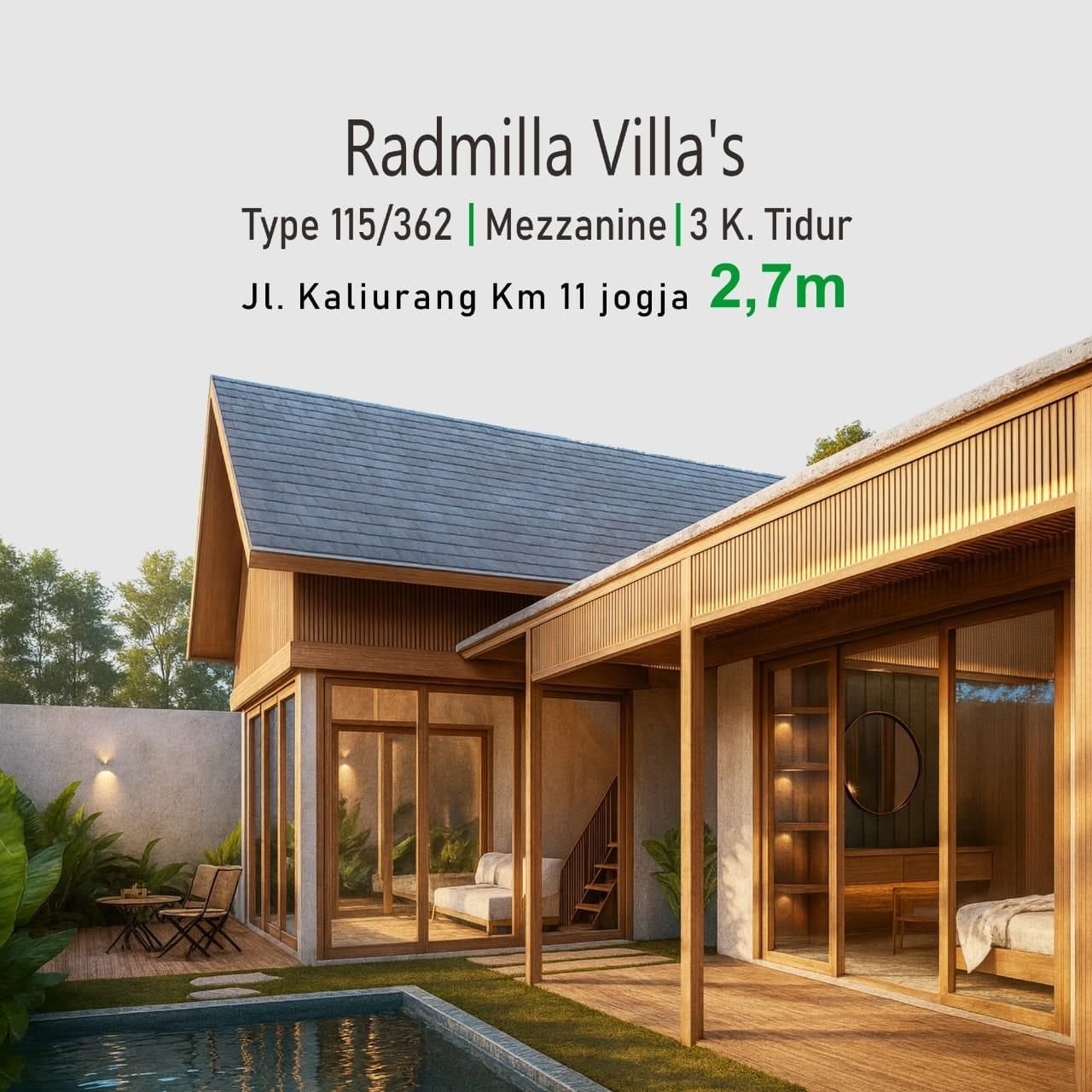 Villa Eksklusif Mezanin di Jalan Kaliurang 11 - Property listing thumbnail