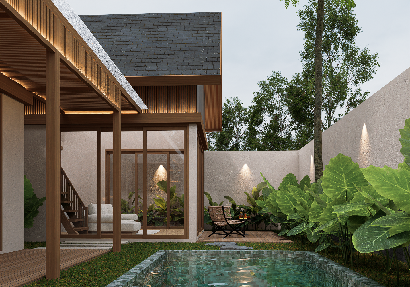 Villa Sleman atas Jakal dekat Kopi Klotok Jogja - Image 4