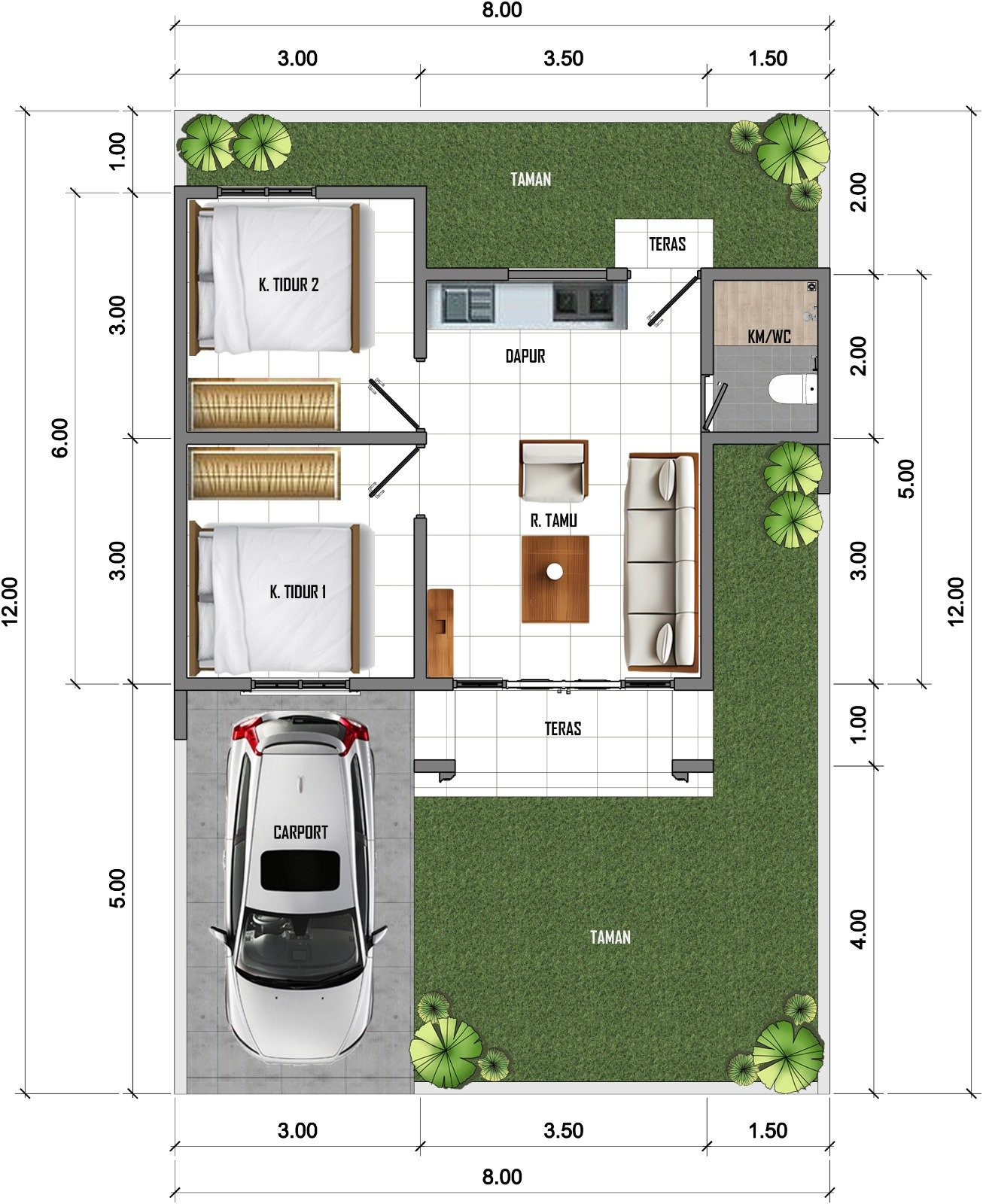 Dekat Bandara YIA, Siap Bangun Type 50 Klasik, 2 Kamar - 300 Jt-an - Image 5