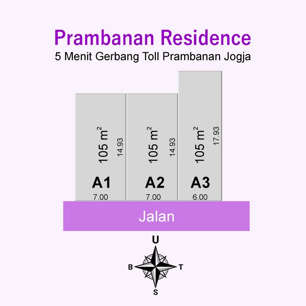Tanah Murah Dijual Prambanan Jl. Raya Jogja-Solo Dekat Candi Sewu Untuk Rumah - Image 8