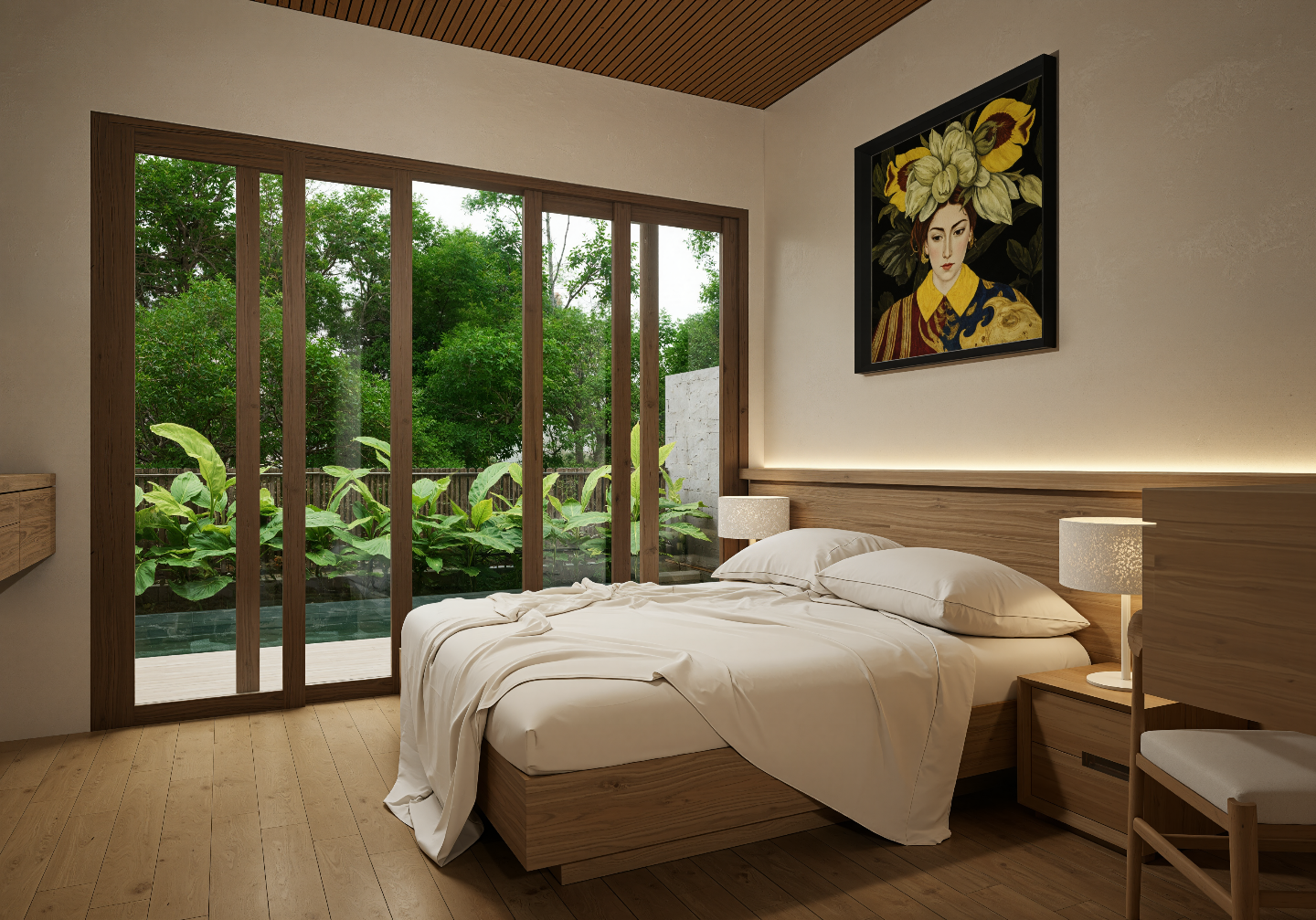 Villa Eksklusif Dekat UMY, Material Premium Kayu & Batu Alam - Image 3