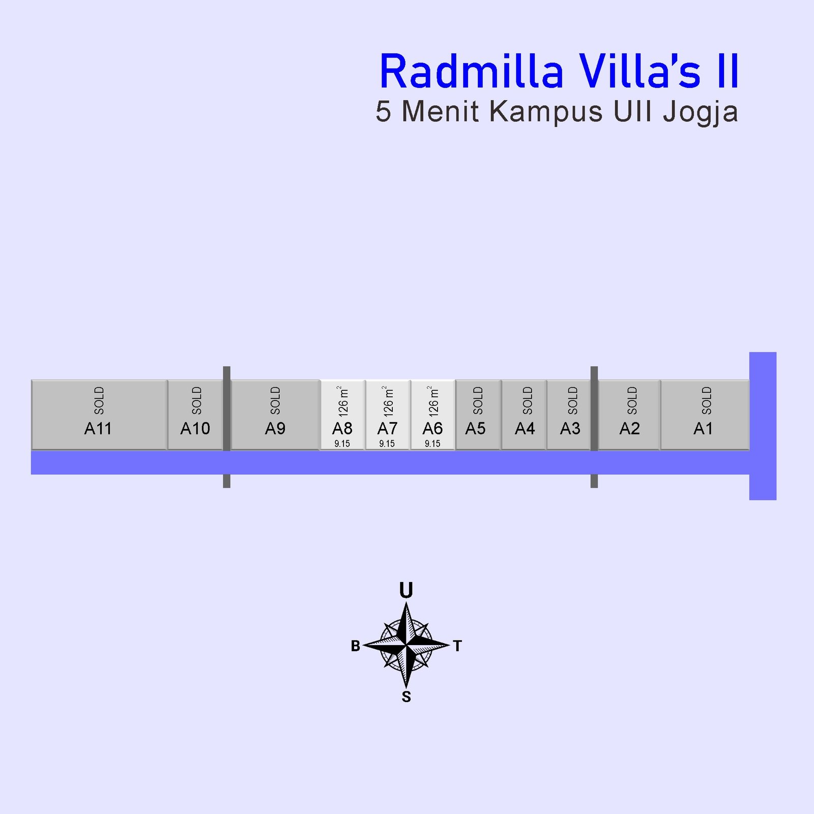 Villa Tropis dengan Private Pool di Sleman jakal atas, udara sejuk View Merapi dan persawahan - Image 4