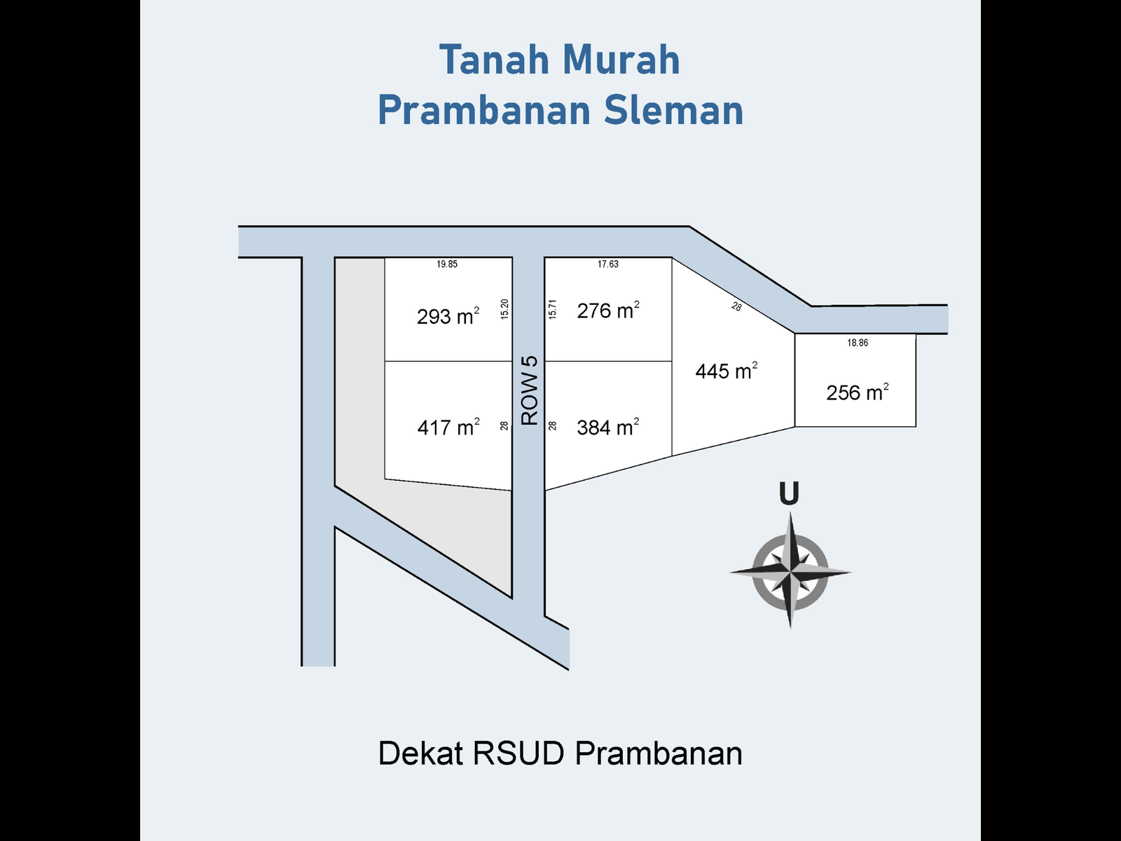 Tanah Pereng Prambanan tersedia Luasan 300m2-SHM - Image 3