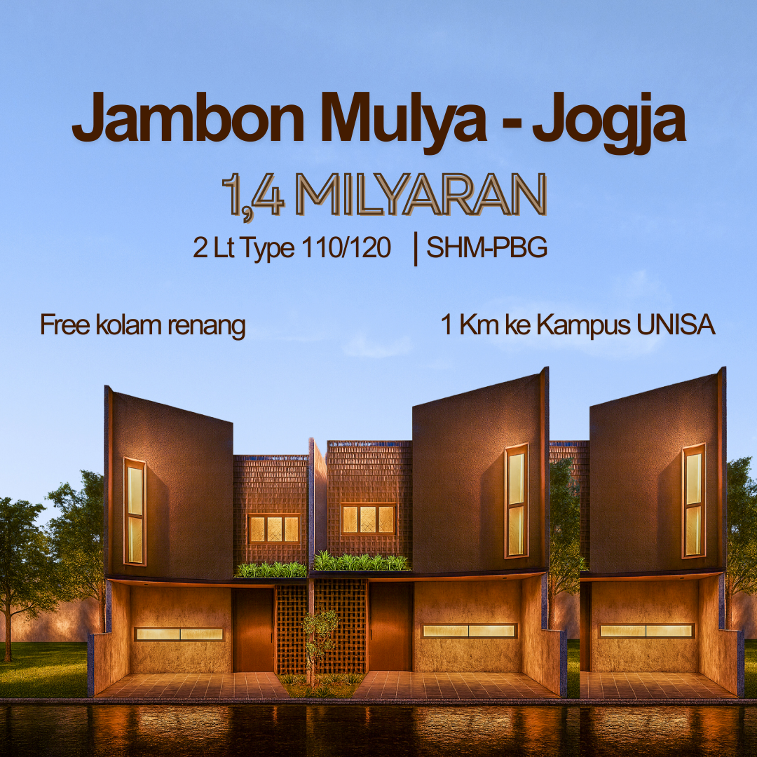 Rumah Dalam Ringroad jambon 2 tingkat Free kolam Renang - Property thumbnail