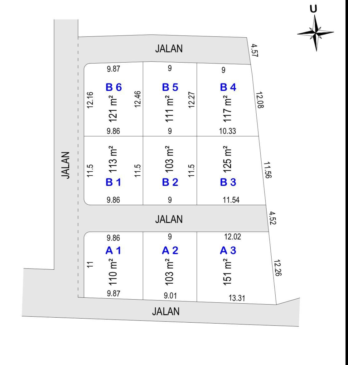 Rumah SHM Murah, 2 lantai tipe 90 3 KT 3 KM, dekat pusat Kota Jogja - Image 3