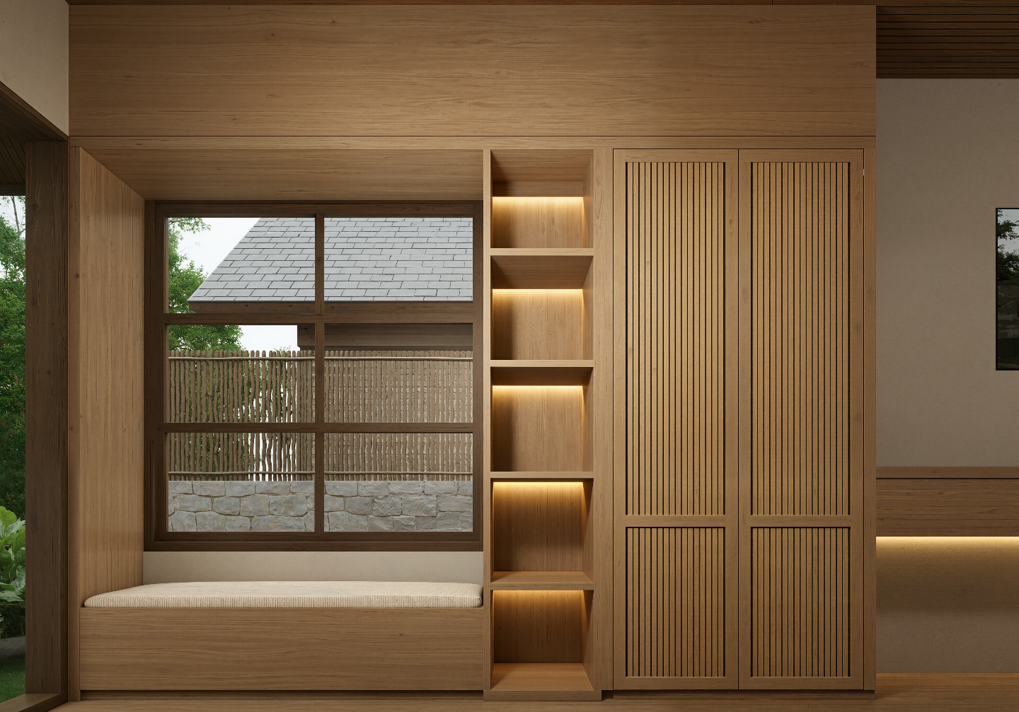 Villa Eksklusif Dekat UMY, Material Premium Kayu & Batu Alam - Image 8