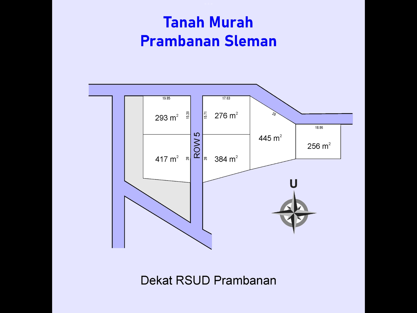 Tanah Pereng Indah 800 M dari Candi Prambanan-SHM pekarangan - Image 3