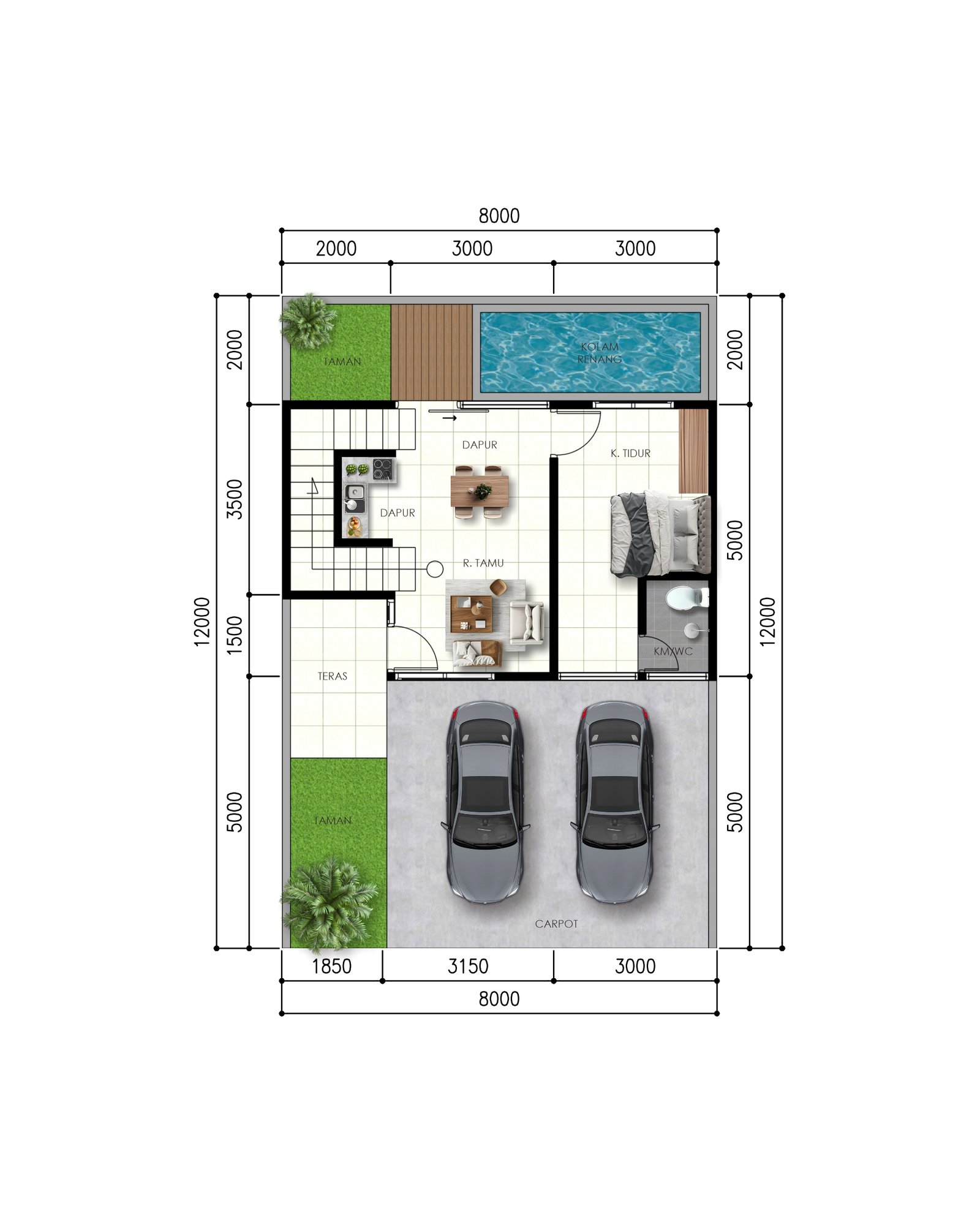 Rumah 2 lantai di Jl kaliurang km 9 cocok hunian dan investasi - Image 4