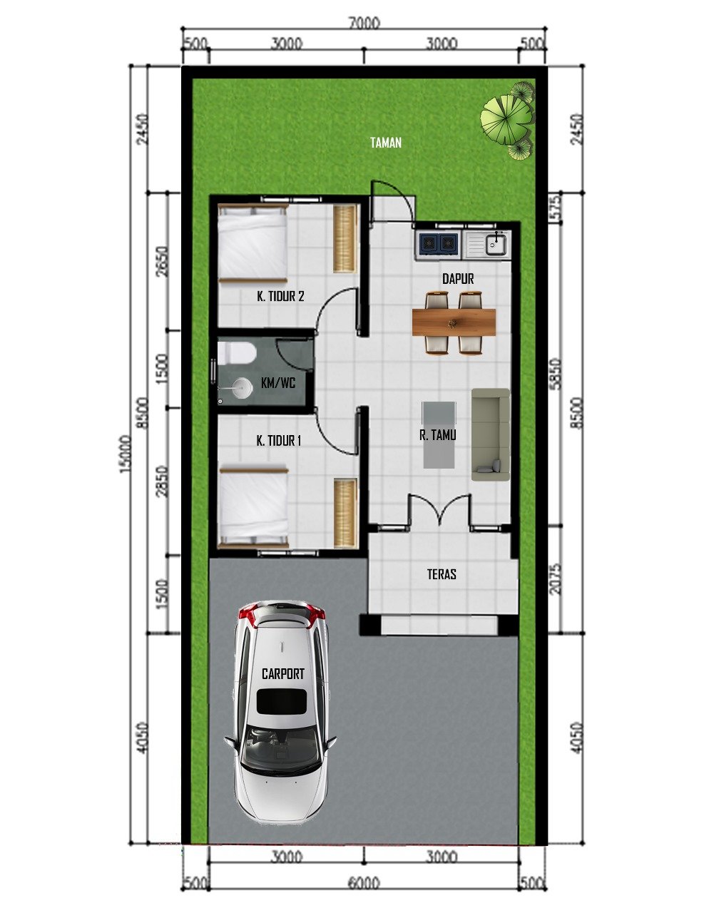 dekat UAD 6; Rumah Balistyle Murah; SHM - Image 2
