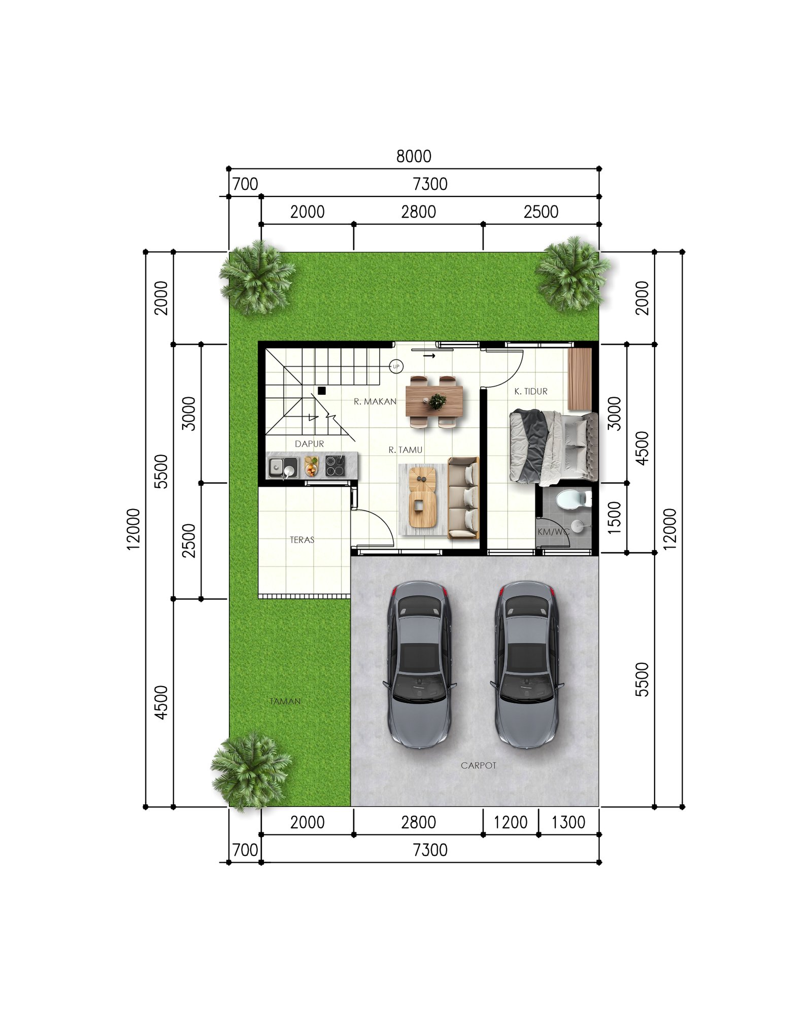 Kaliurang Km 13 Jogja, Rumah 2 Lantai Industrial Modern, SHM - Image 2
