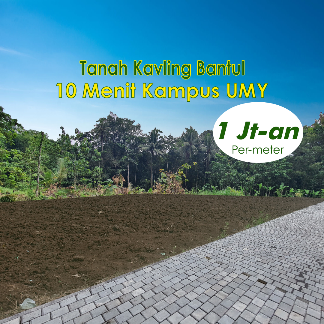 Tanah 1jutaan/m hanya 10 menit kampus UMY - Property listing thumbnail