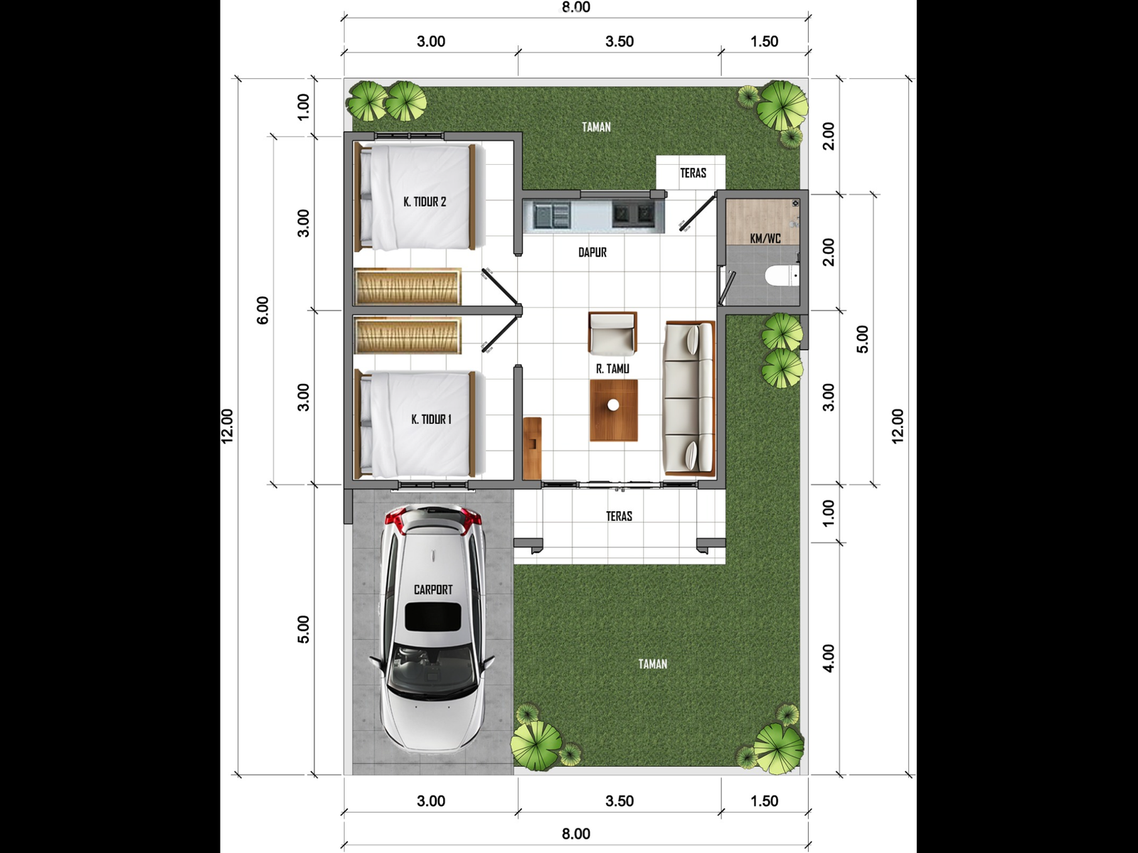 Siap Bangun! Rumah Bergaya Tropis Kini Ada di Imogiri Bantul-Jogja - Image 2